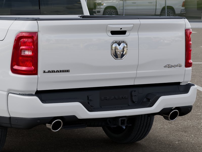 New 2027 Bright White Clear-Coat Exterior Paint RAM Laramie image 39