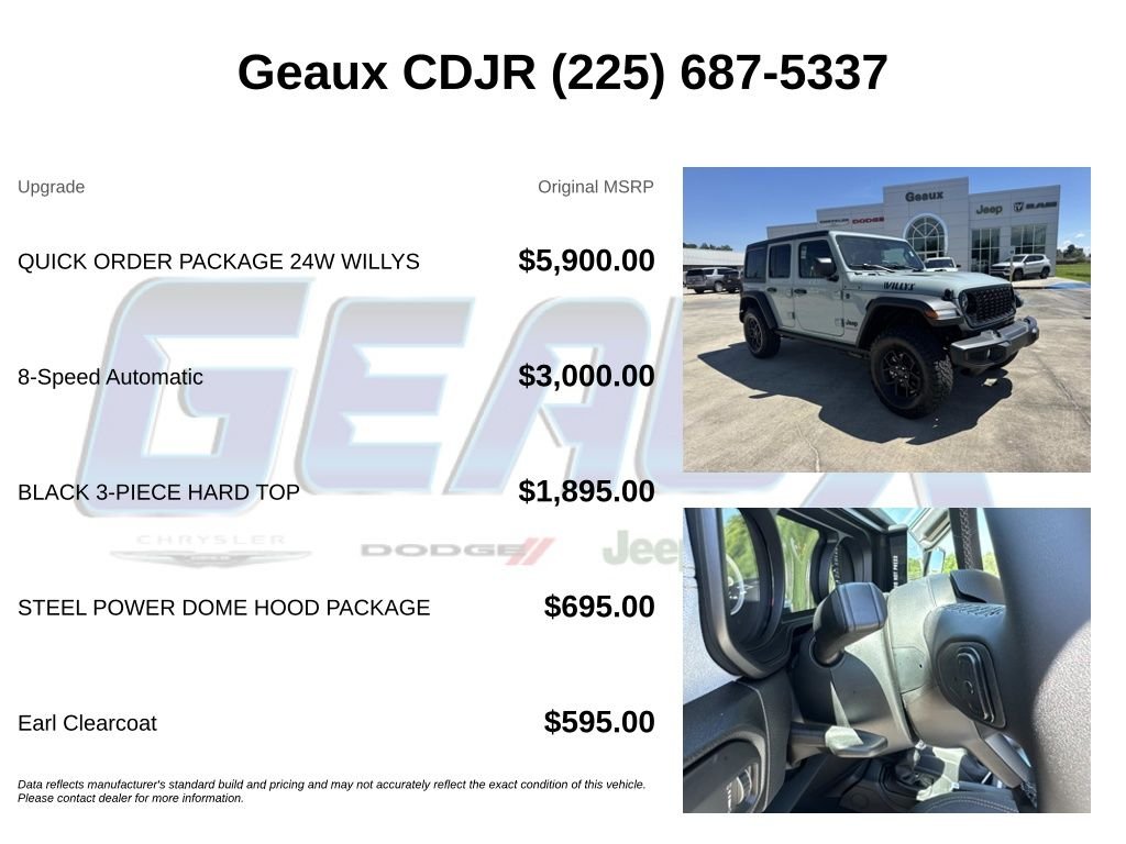 New 2026 Earl Clearcoat Jeep Willys image 5