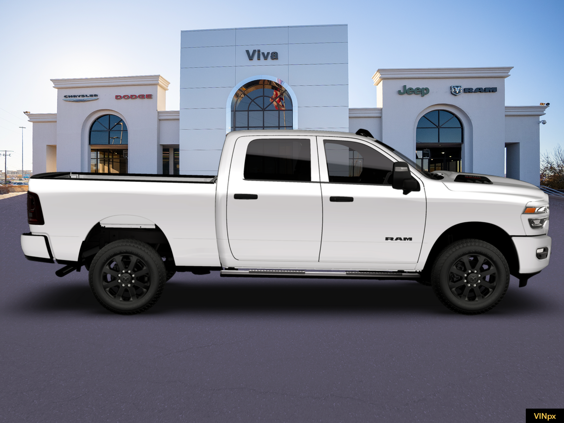 New 2026 Bright White Clear-Coat Exterior Paint RAM  image 21