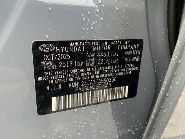 New 2026 Transmission Blue Hyundai SE image 12
