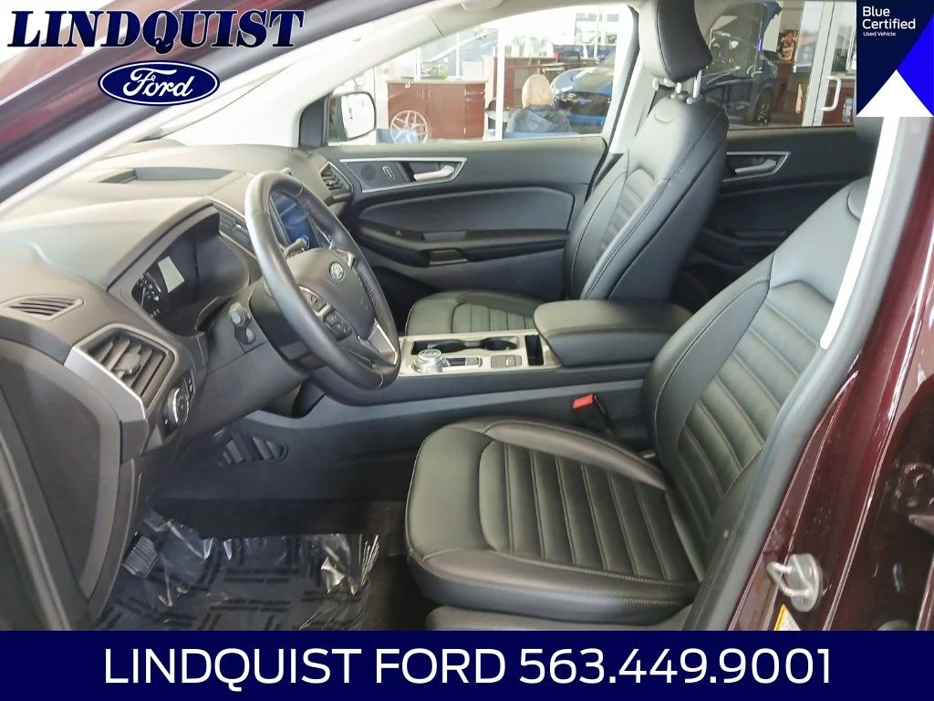 Certified Used 2024 Burgundy Velvet Metallic Tinted Clearcoat Ford SEL image 12