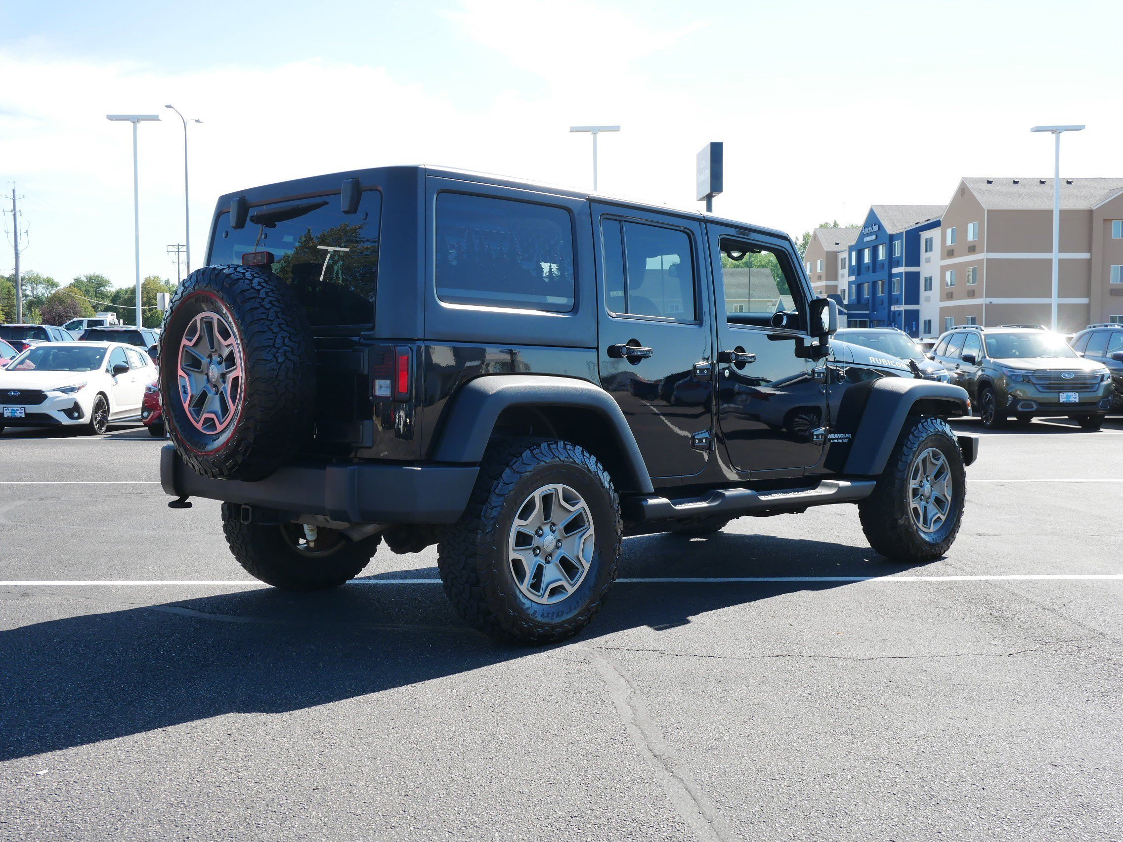 Used 2015 Black Clearcoat Jeep Rubicon image 7