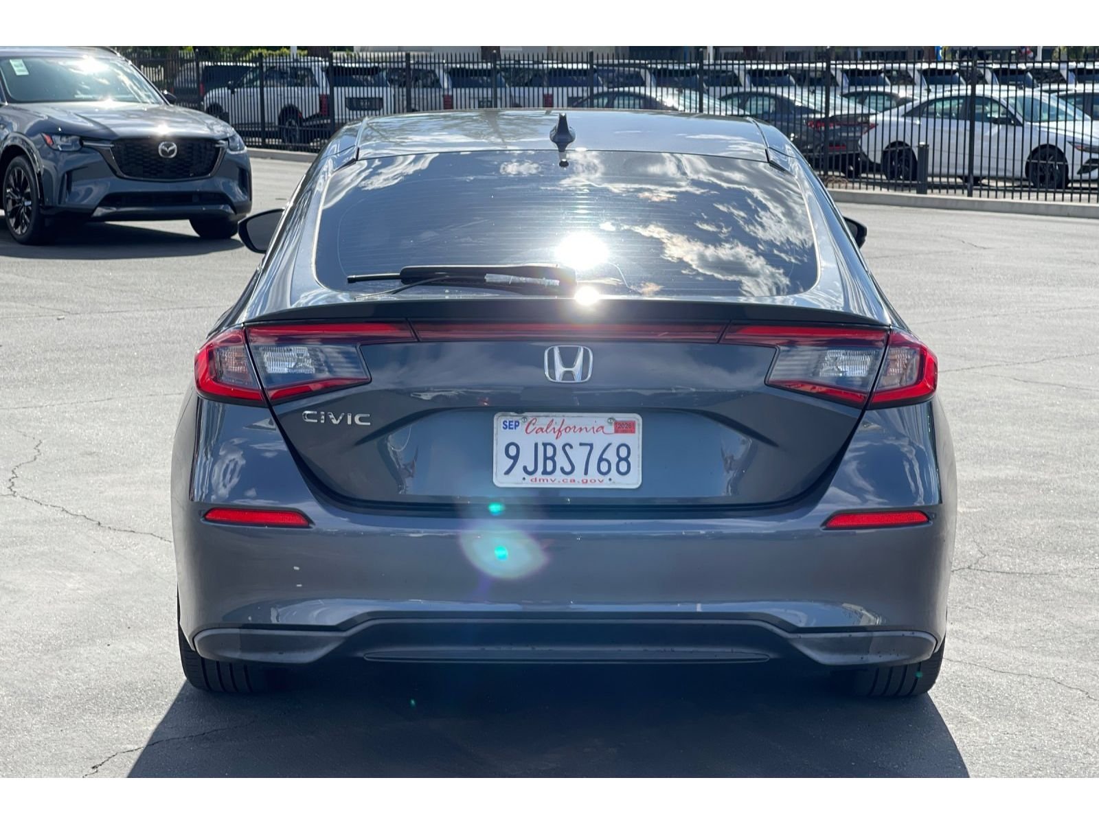 Certified Used 2023 Meteorite Gray Metallic Honda EX image 4