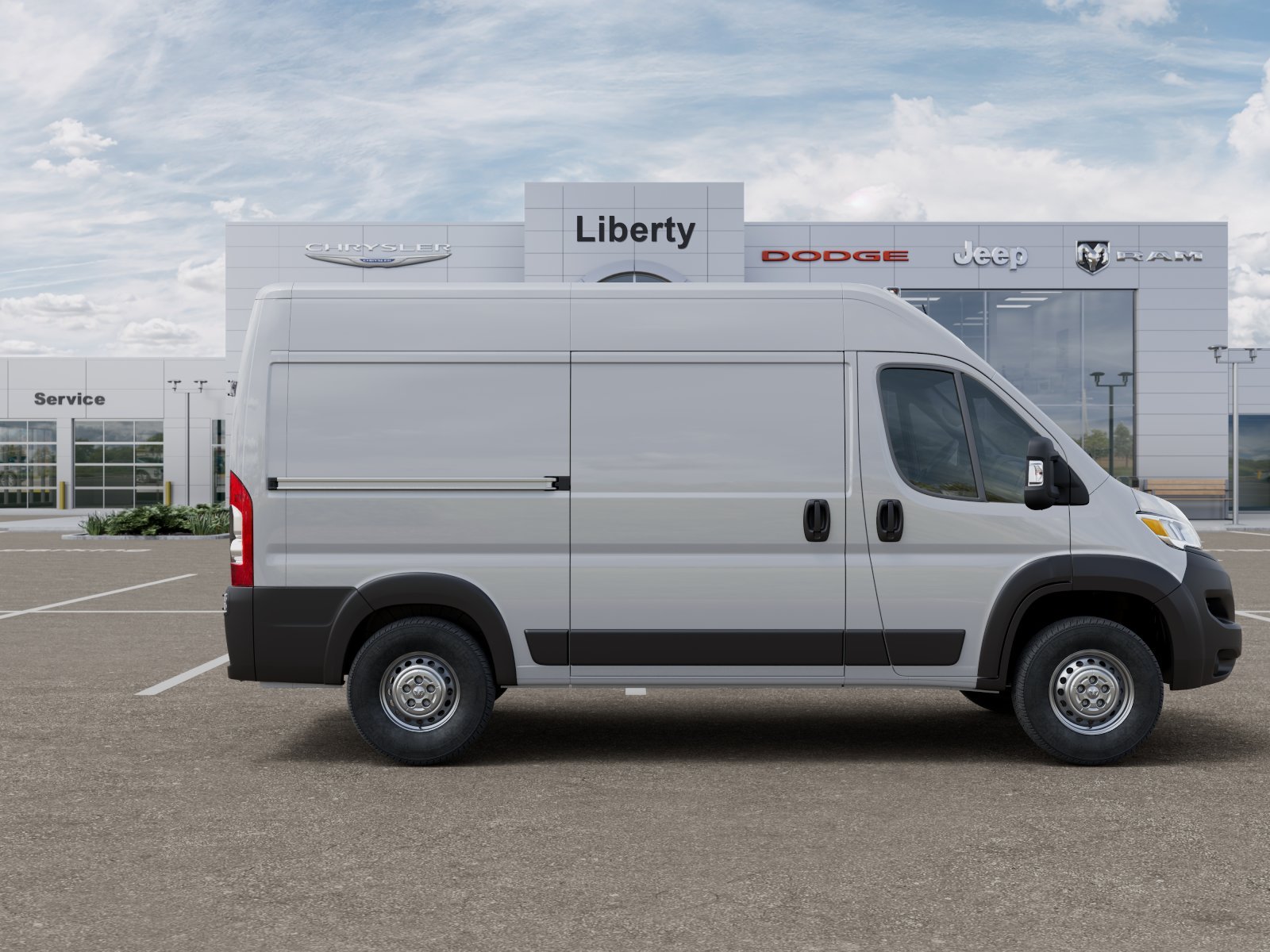 New 2026 Bright White Clearcoat RAM High Roof image 21