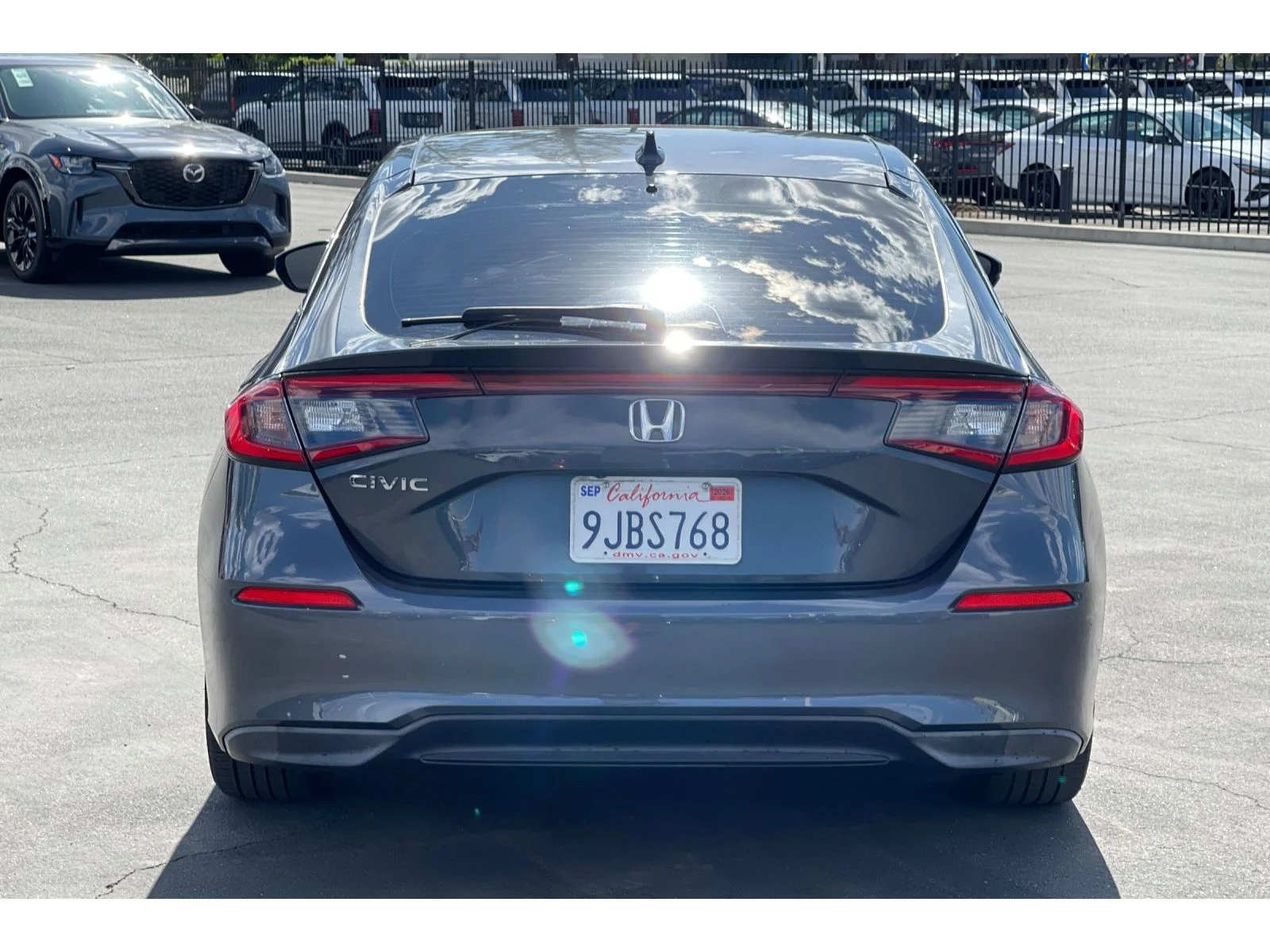 Used 2023 Meteorite Gray Metallic Honda EX image 4