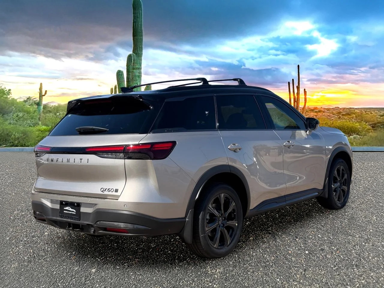 New 2027 Warm Titanium/Black Obsidian INFINITI AUTOGRAPH image 4