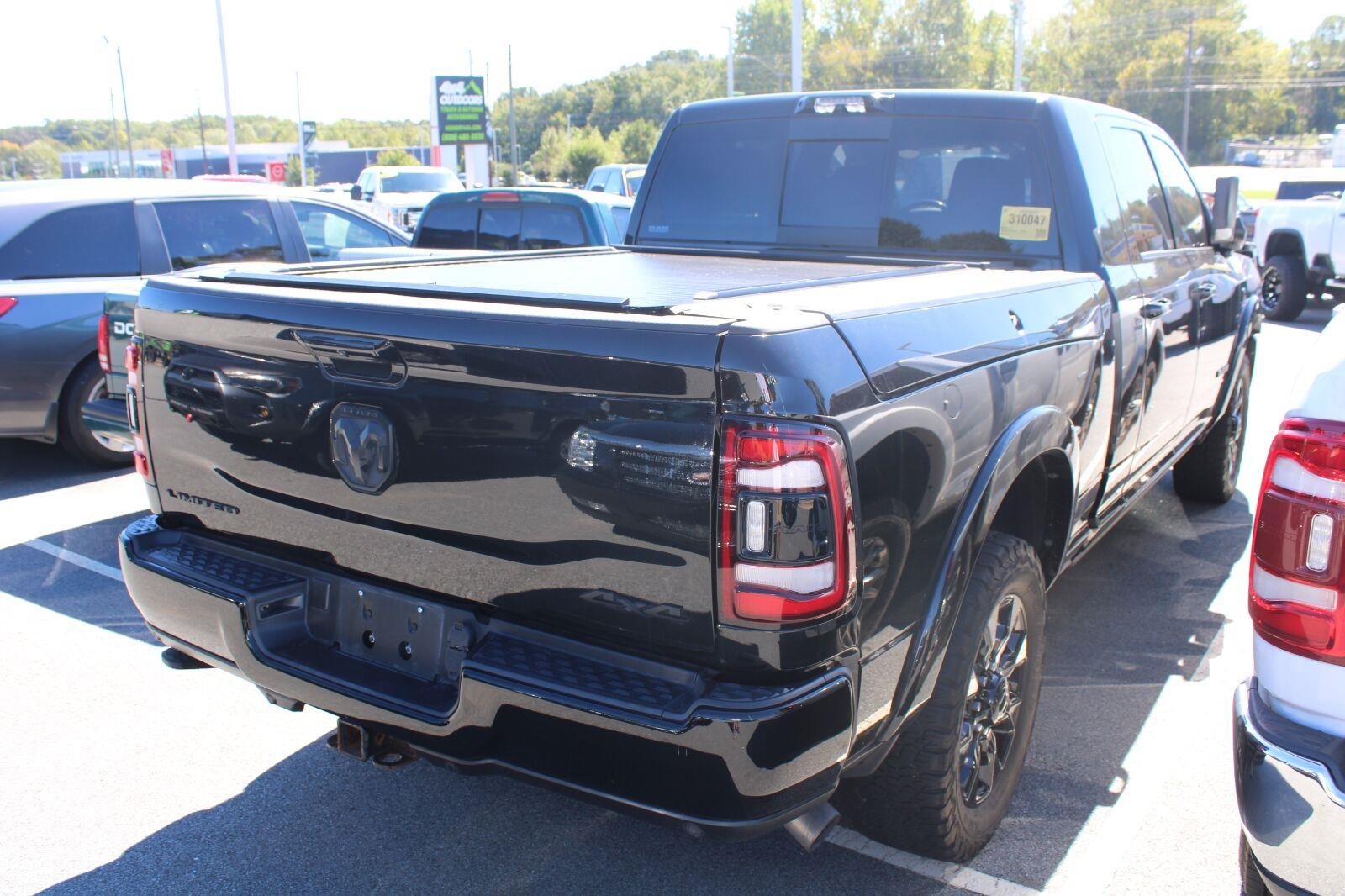 Used 2021 Diamond Black Crystal Pearlcoat Ram Limited image 4