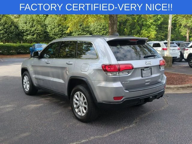 Used 2021 Silver Jeep Laredo E image 3