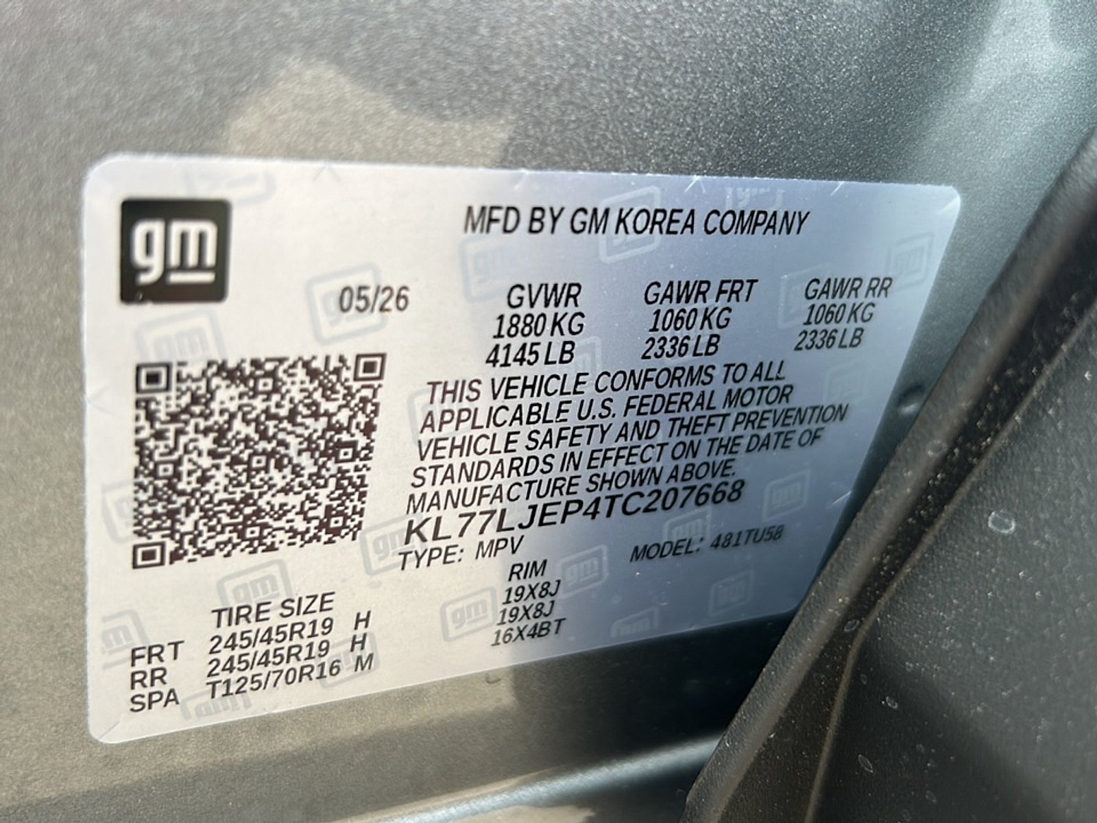 New 2026 Sterling Gray Metallic Chevrolet 2RS image 17