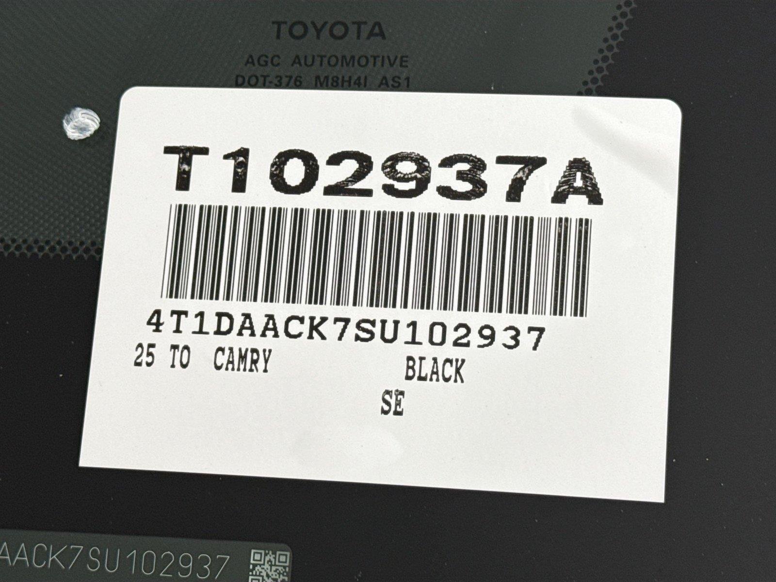 Certified Used 2025 Midnight Black Metallic Toyota SE image 45