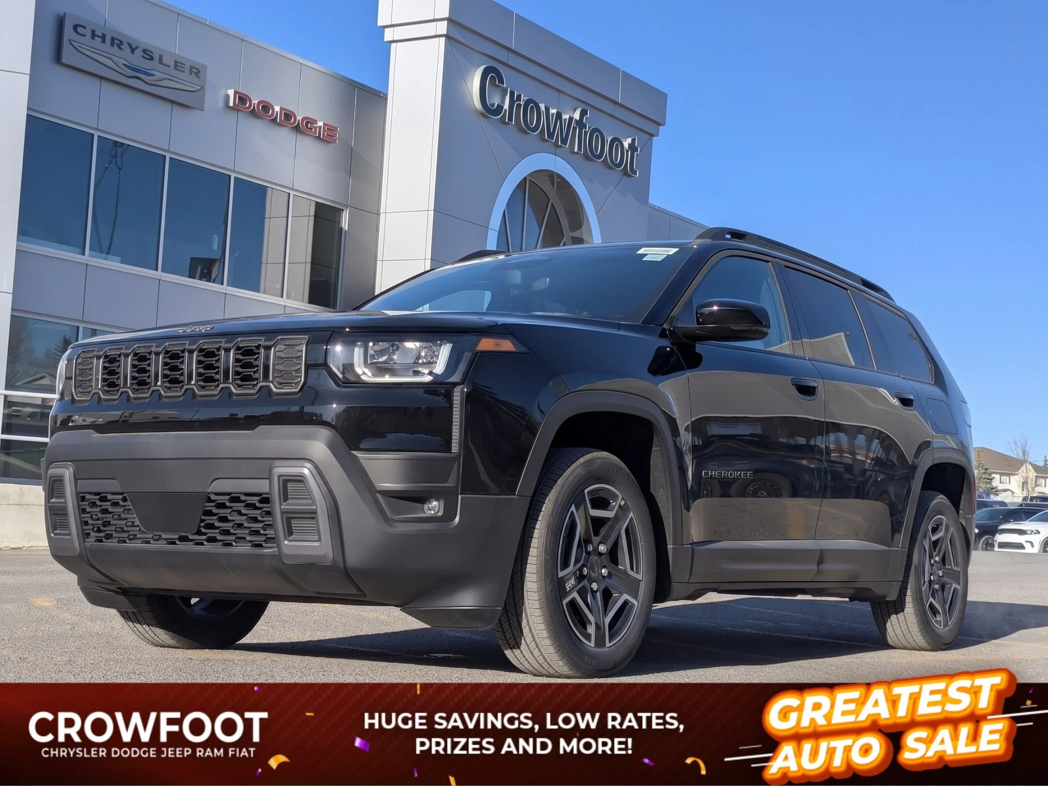 New 2026 Black Jeep Limited - - Hybrid - Dual-Pane Pano Sunroof - Capri Leatherette - Power Liftgate & More! image 1
