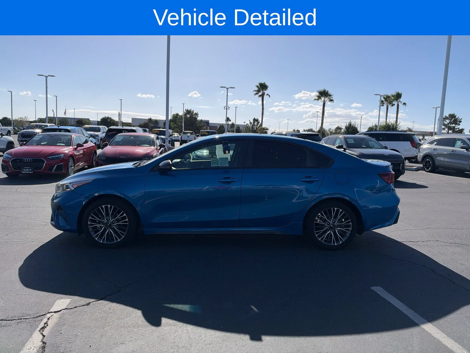 Used 2023 Sporty Blue Kia GT-Line image 2