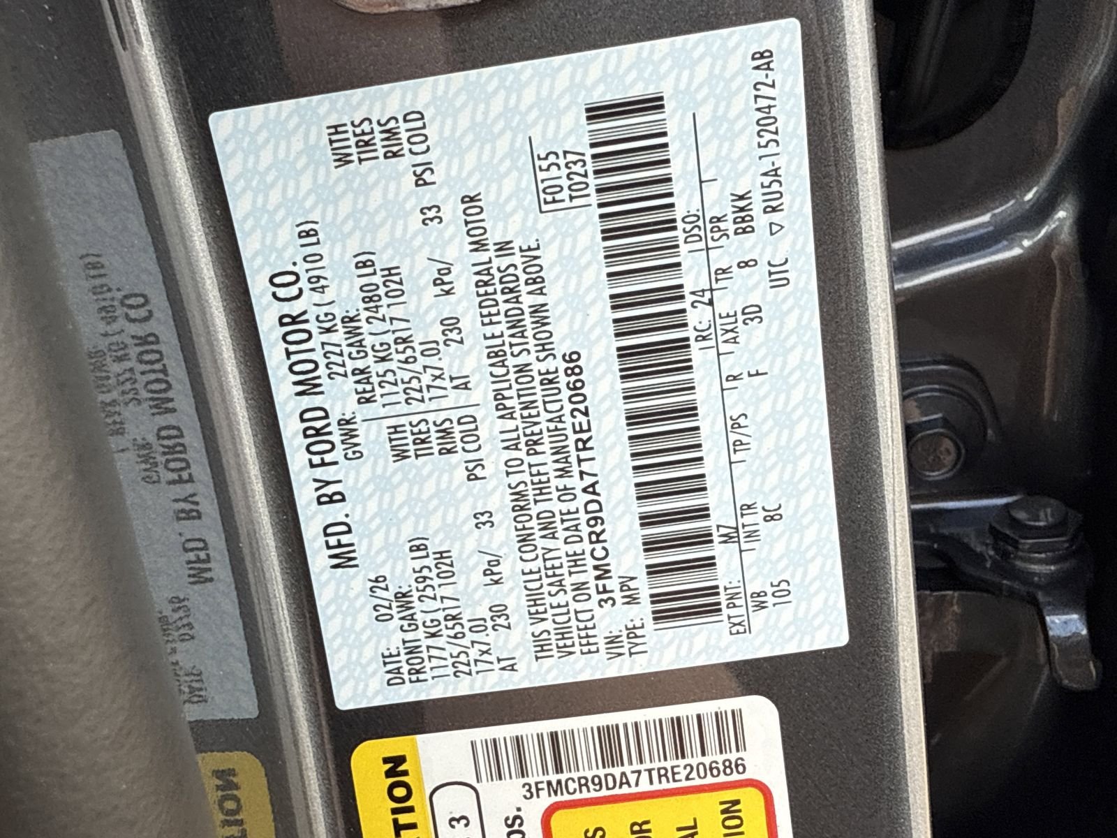 New 2026 Carbonized Gray Metallic Ford Badlands image 31