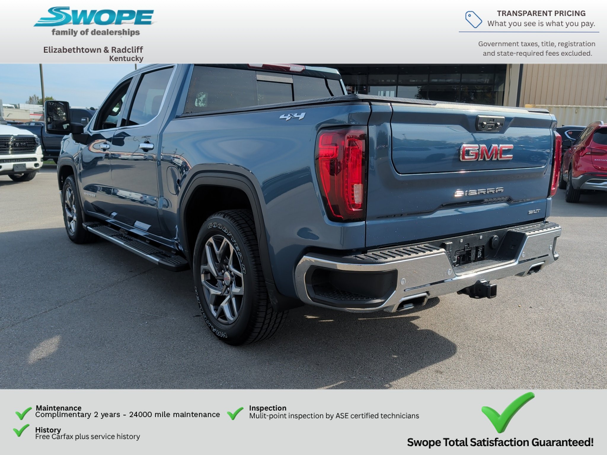 Used 2024 Downpour Metallic GMC SLT image 3