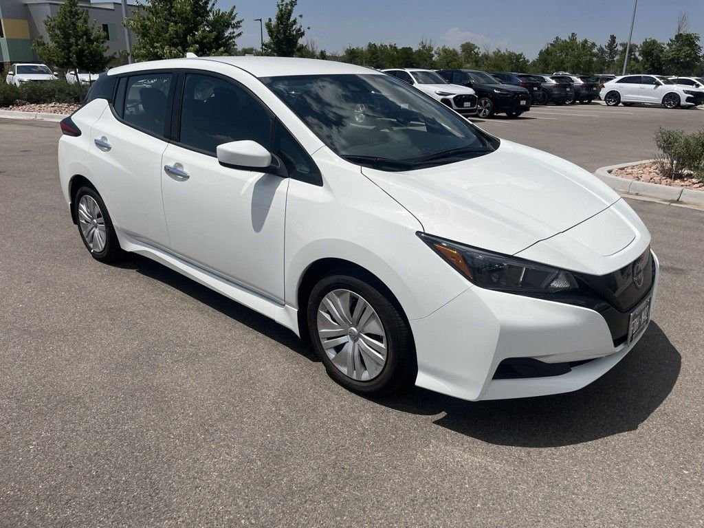 Certified 2025 Nissan Leaf S with VIN 1N4AZ1BV1SC565972 for sale in Highlands Ranch, CO
