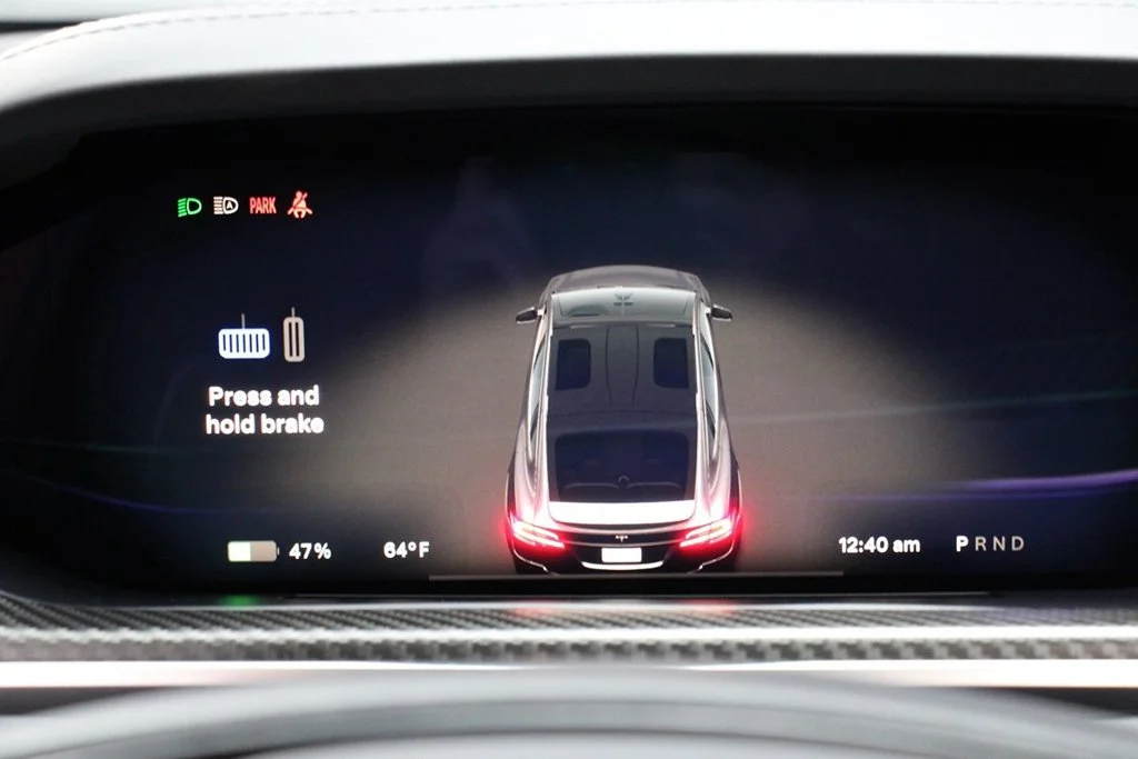 Used 2022 Solid Black Tesla Plaid image 28