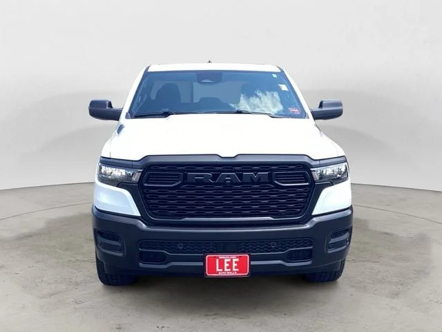 New 2026 Bright White Clearcoat Ram TRADESMAN QUAD CAB 4X4 6
