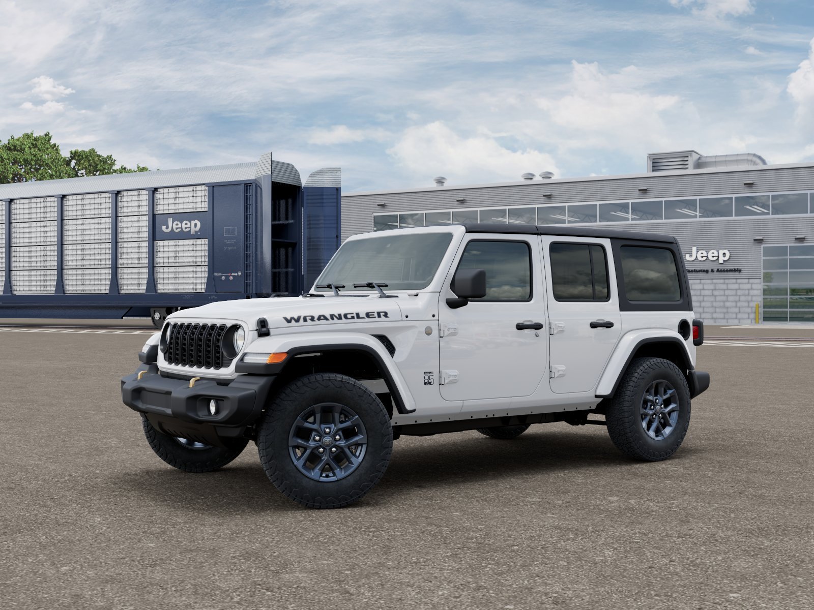 New 2026 Bright White Clearcoat Jeep  image 1