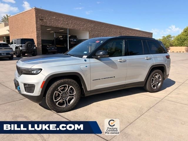 Used 2023 Silver Jeep Trailhawk 4xe image 1