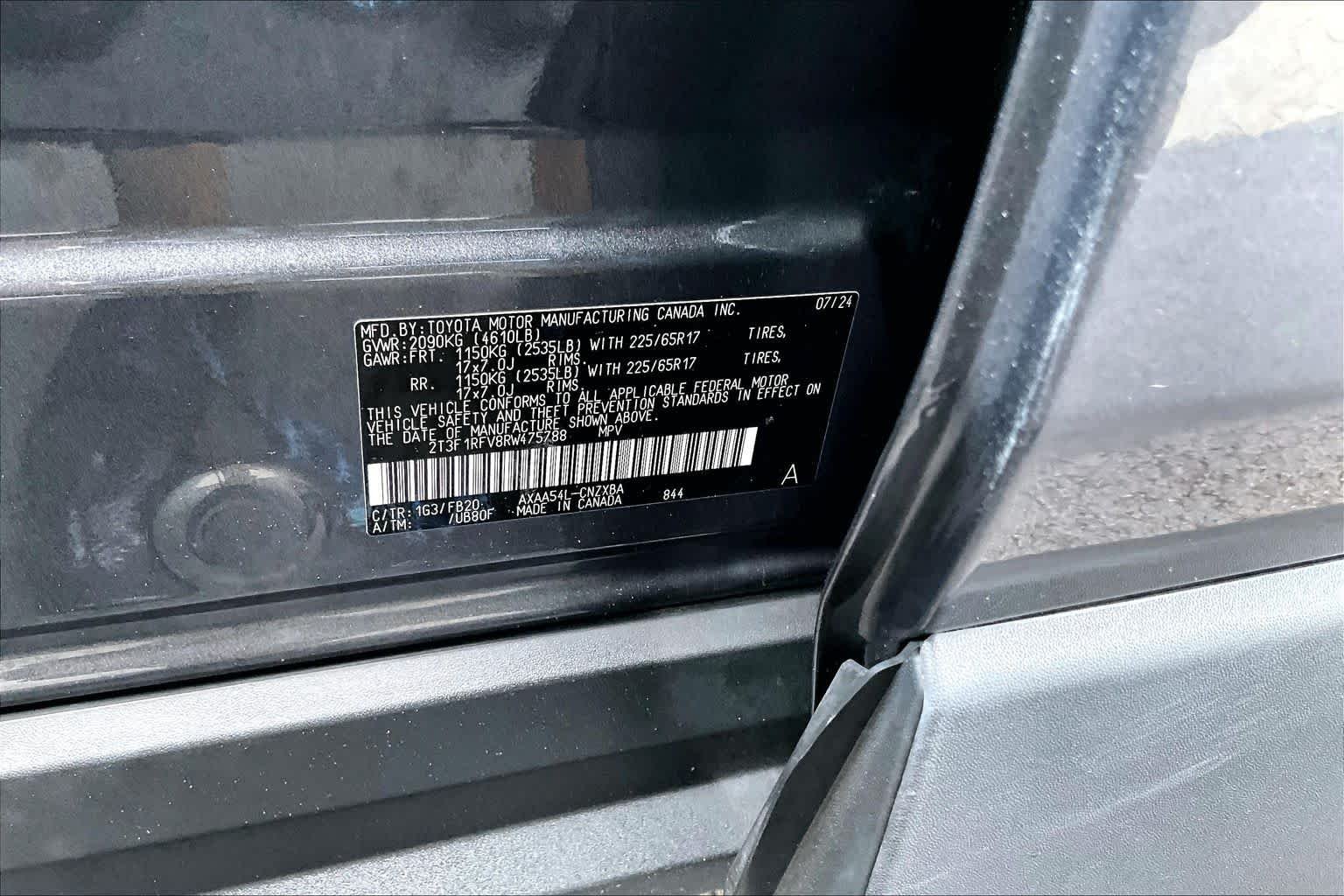 Used 2024 Magnetic Gray Metallic Toyota LE image 33