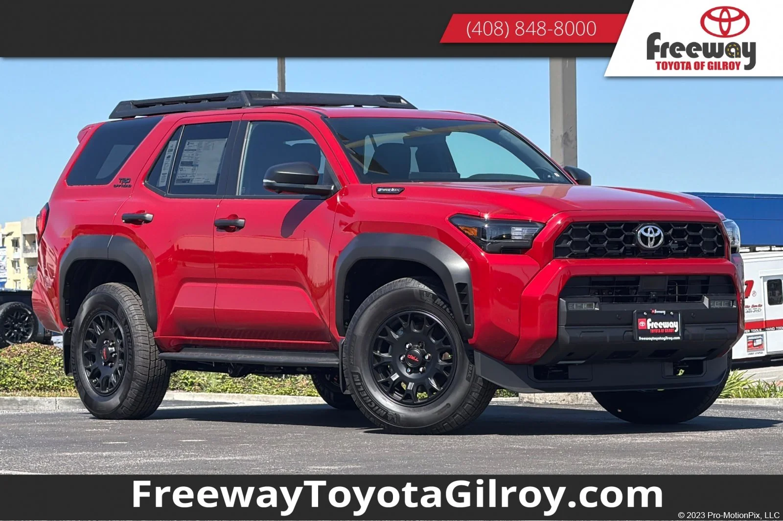 New 2026 Supersonic Red Toyota TRD Off-Road Premium i-FORCE MAX image 1