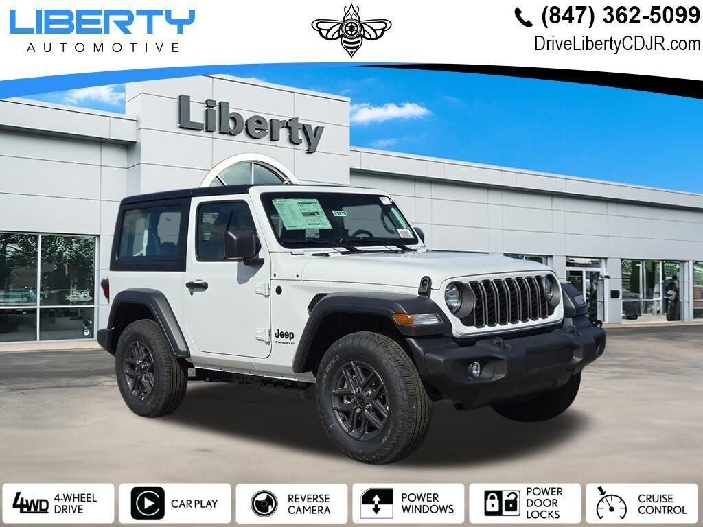 New 2026 Bright White Clear-Coat Exterior Paint Jeep Sport image 1