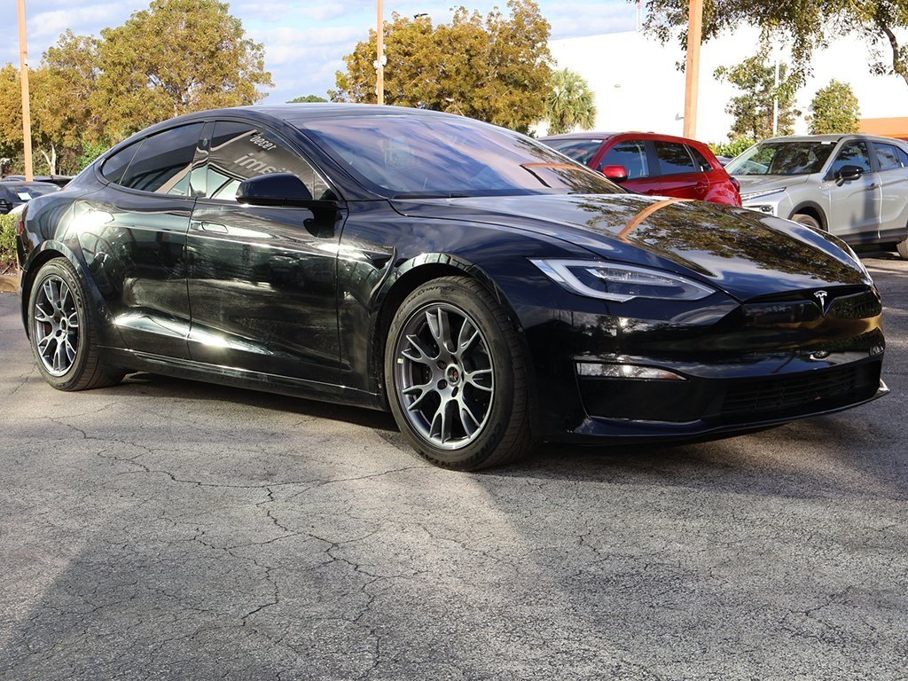 Used 2021 Tesla Model S Plaid with VIN 5YJSA1E62MF441810 for sale in Miami, FL