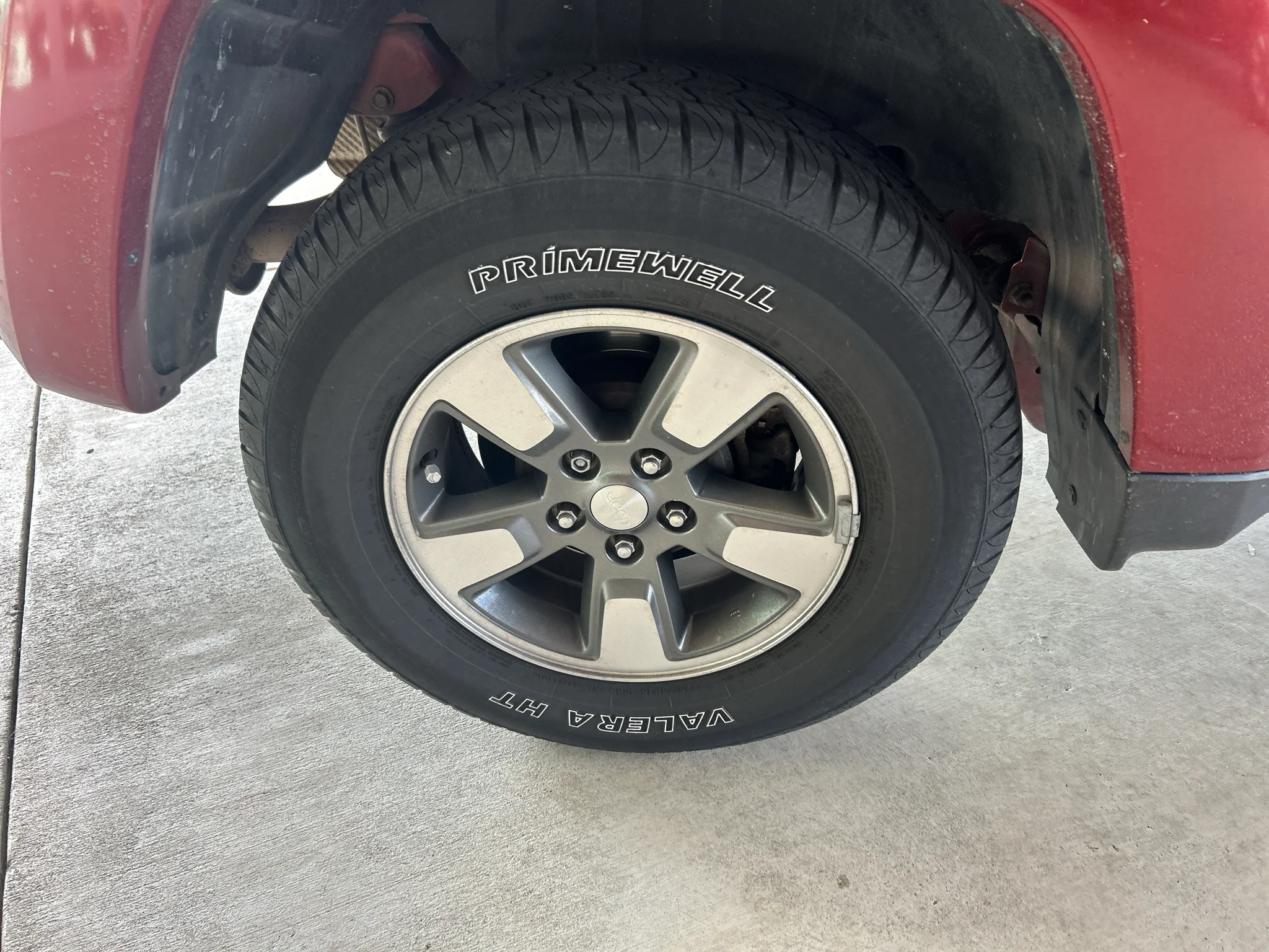 Used 2008 Inferno Red Crystal Pearlcoat Jeep Sport image 12