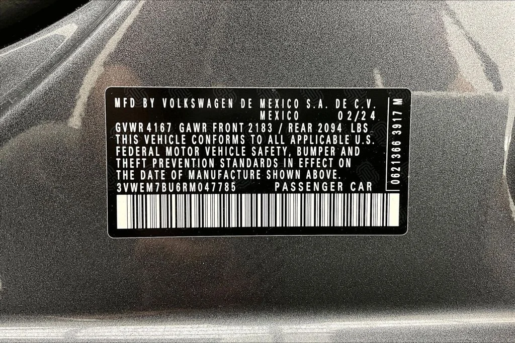 Certified Used 2024 Platinum Gray Metallic Volkswagen 1.5T SE image 34