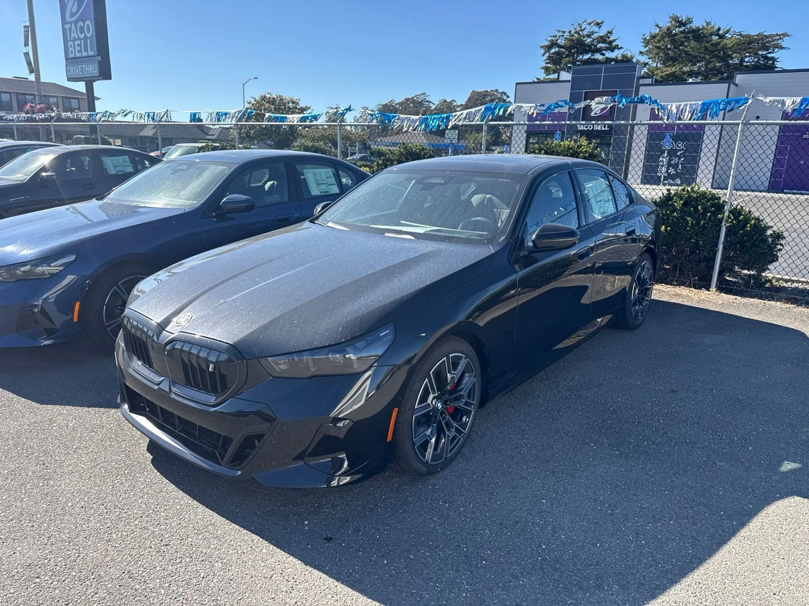 New 2027 Black Sapphire Metallic BMW eDrive40 image 3