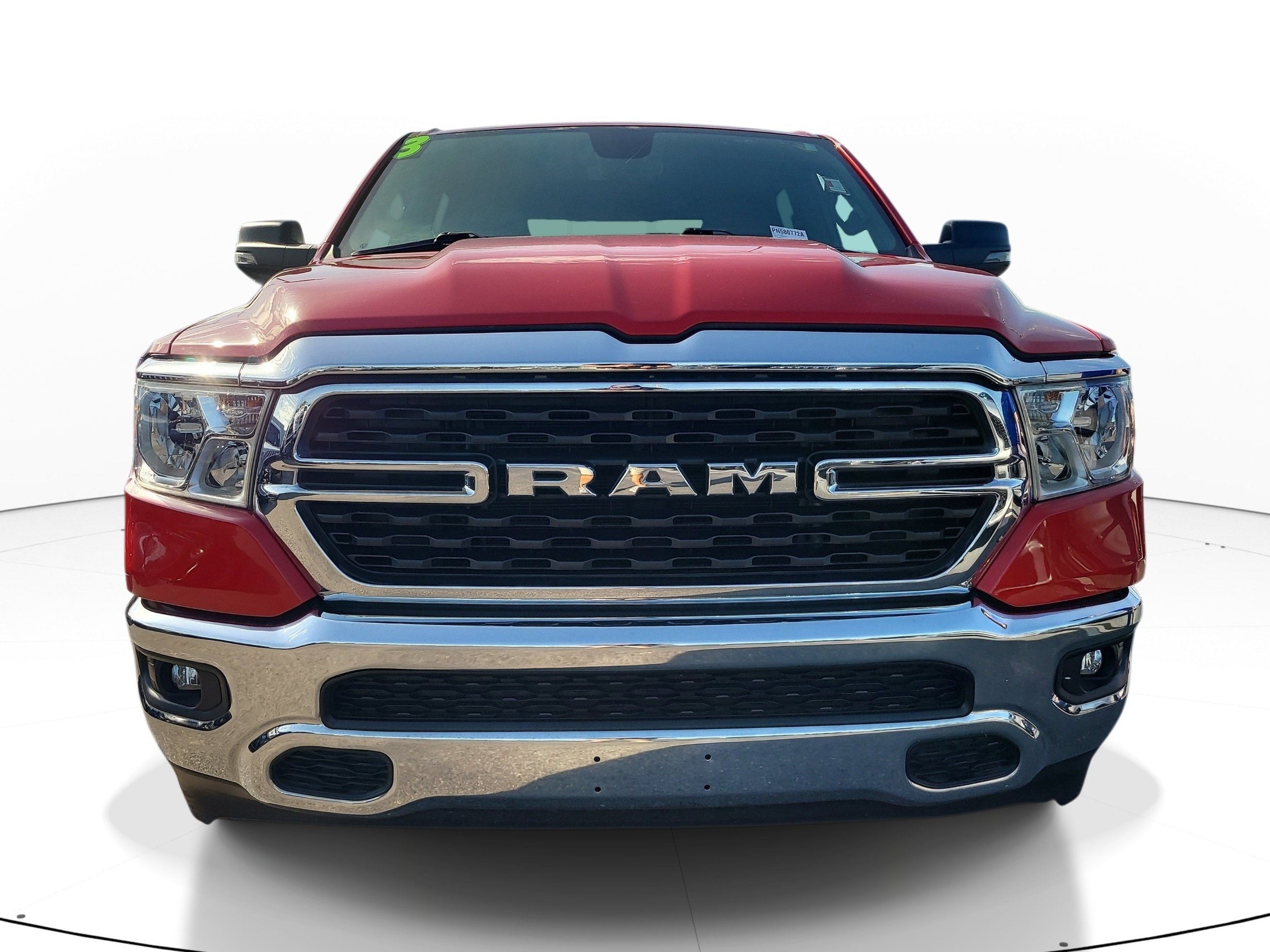 Used 2023 Flame Red Clearcoat Ram Big Horn image 2