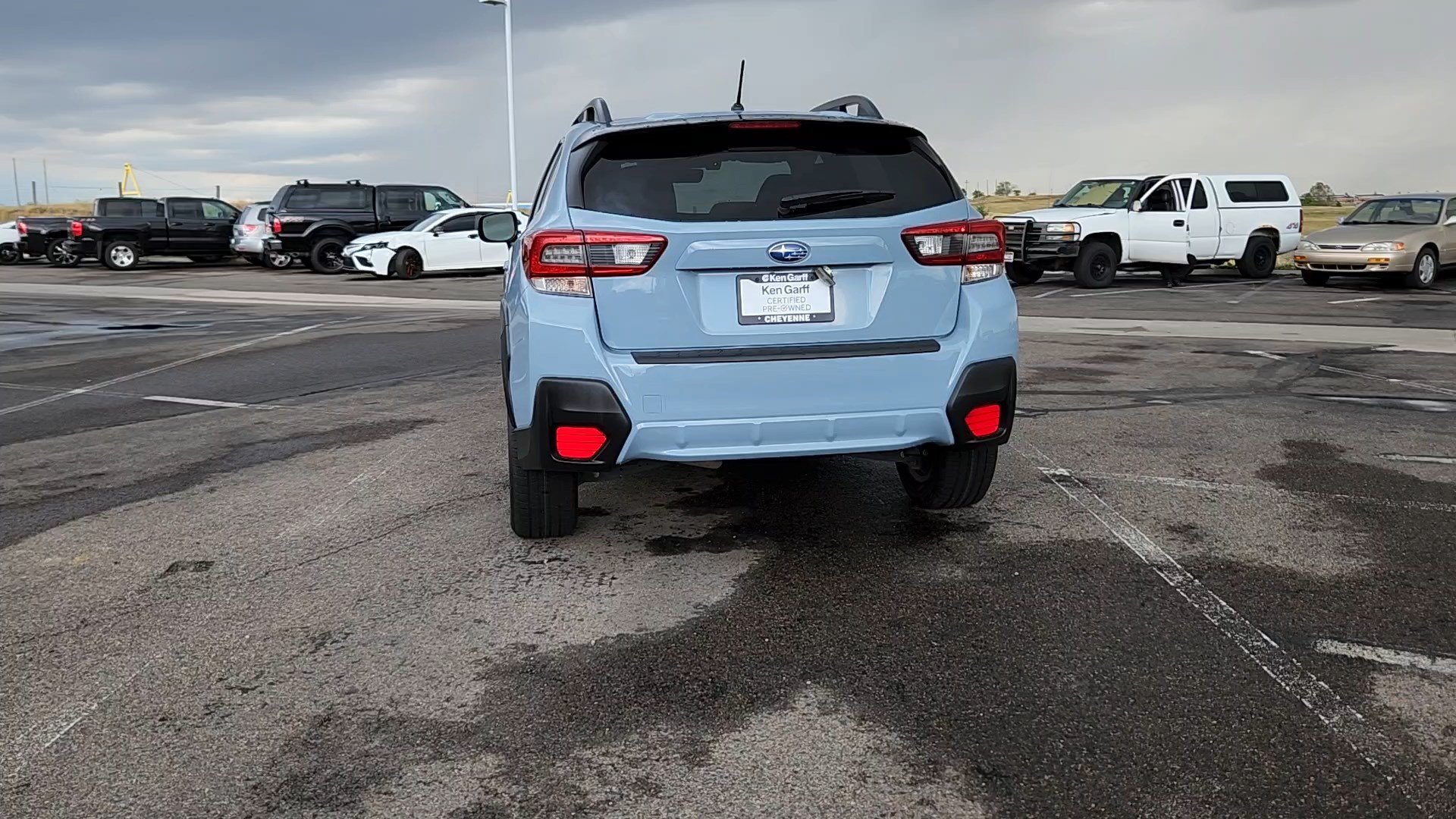 Used 2021 Cool Gray Khaki Subaru Base image 3