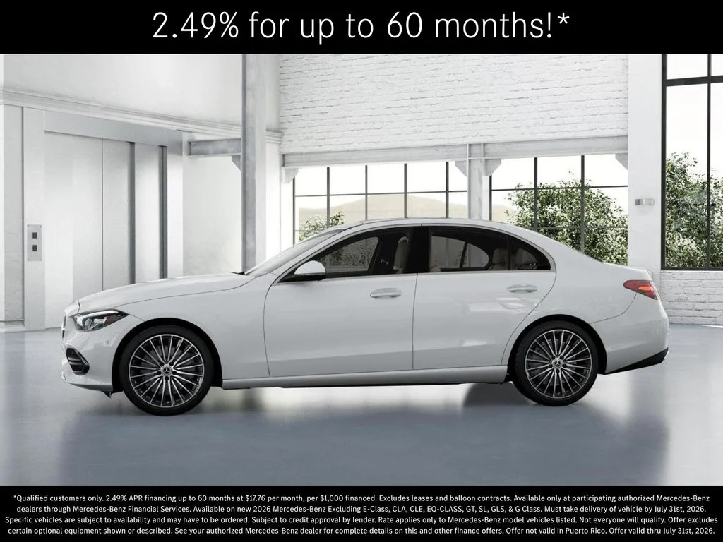 New 2026 Polar White Mercedes-Benz C 300 image 35