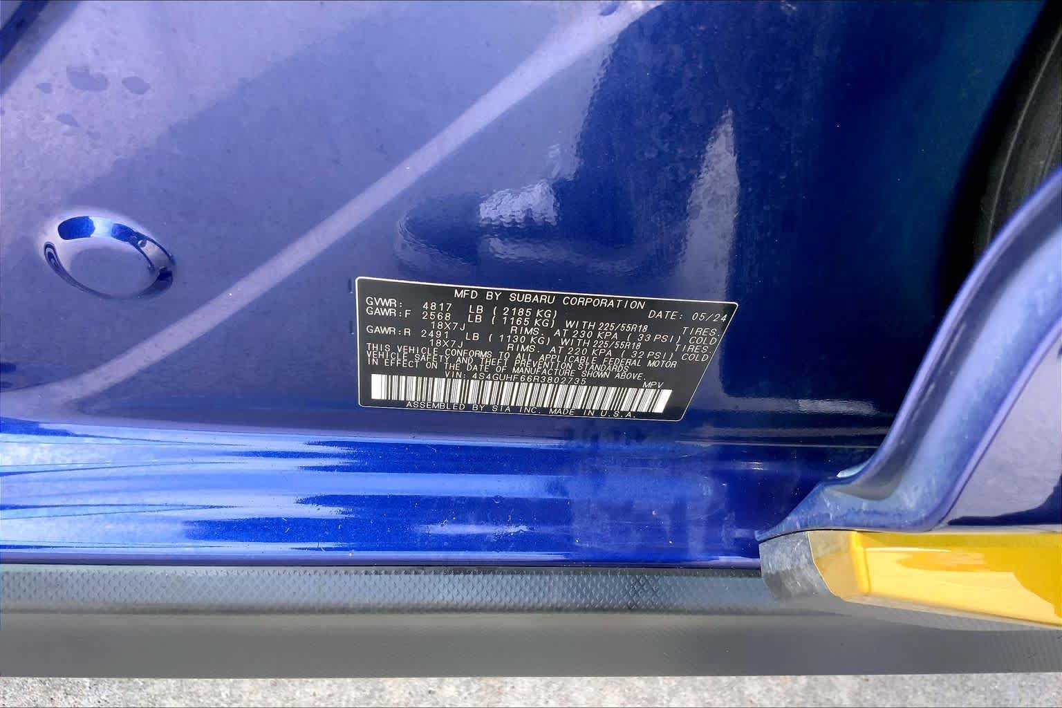 Used 2024 Sapphire Blue Pearl Subaru Sport image 36
