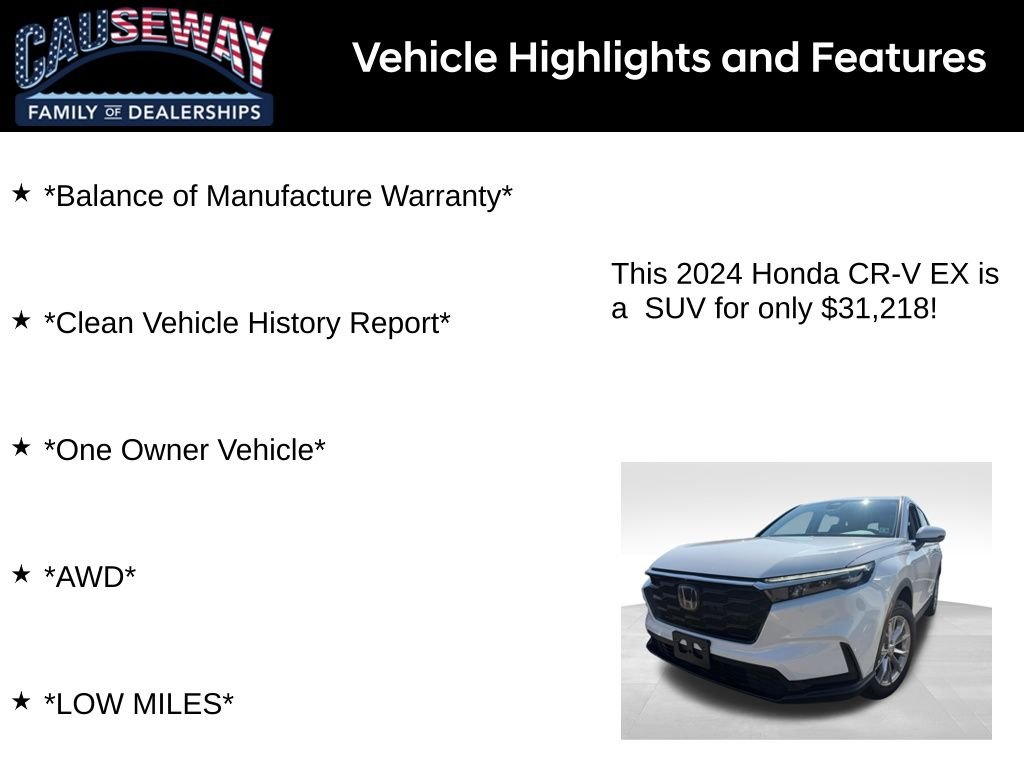 Used 2024  Honda EX image 2