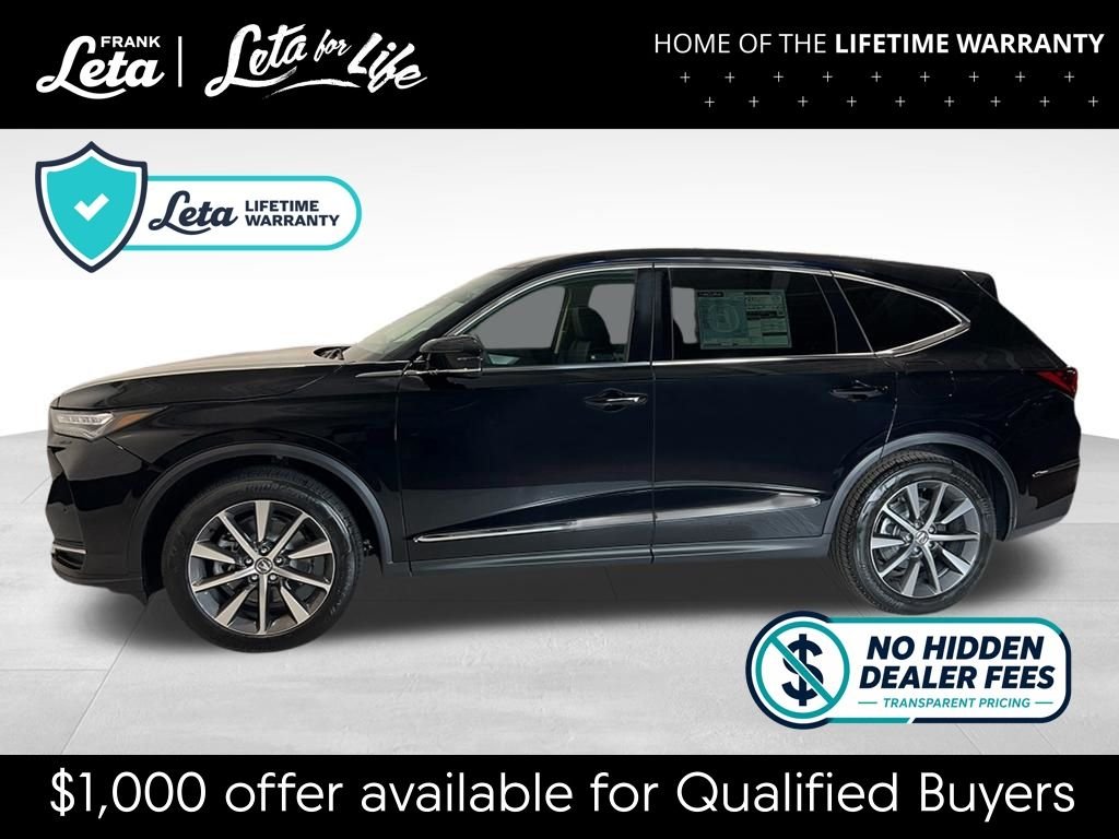 New 2026 Majestic Black Pearl Acura w/Technology Package image 2