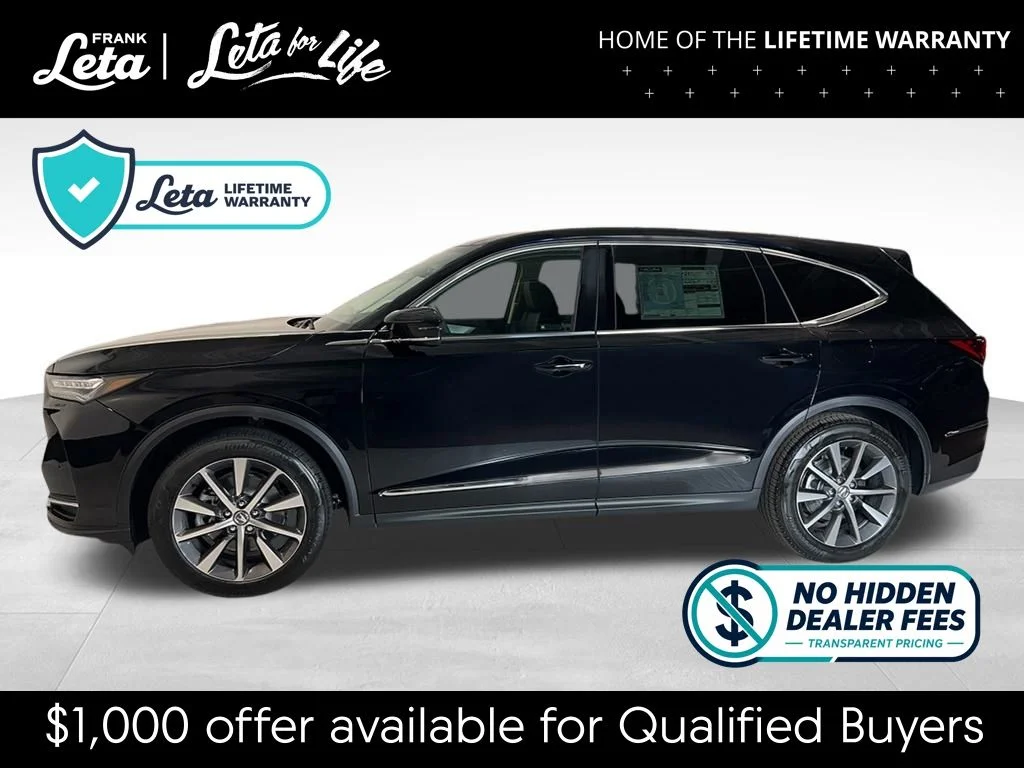New 2026 Majestic Black Pearl Acura Technology Package image 2