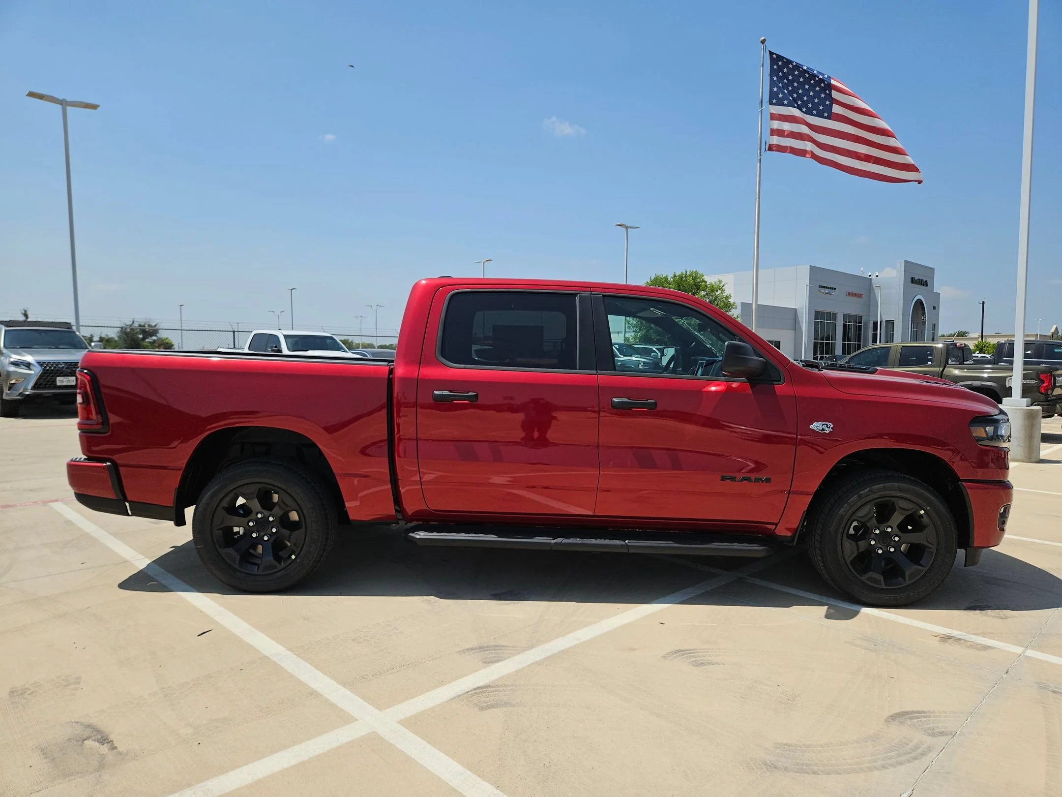 New 2026 Molten Red Pearlcoat RAM Express image 2