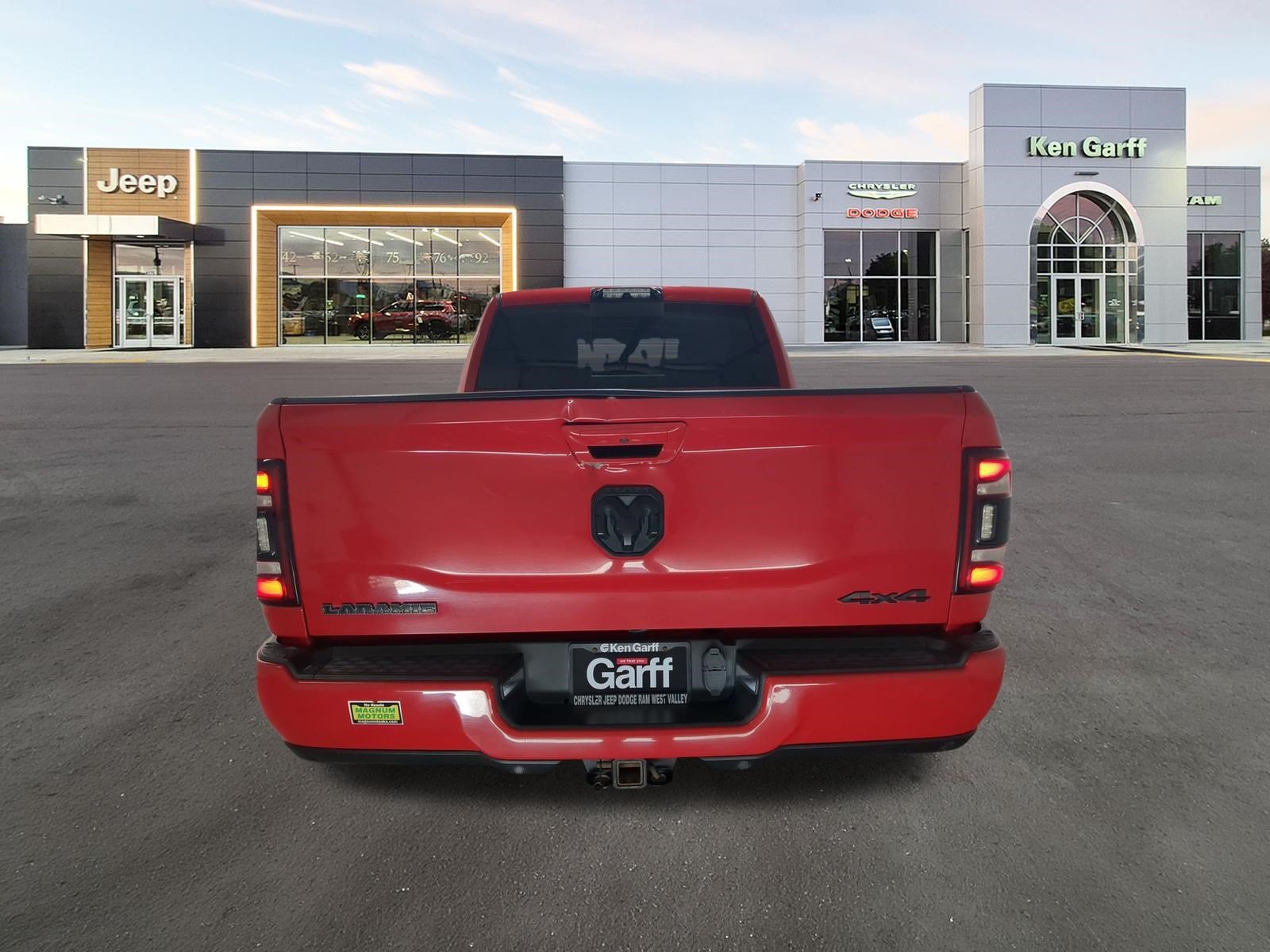 Used 2019 Flame Red Clearcoat Ram Laramie image 5