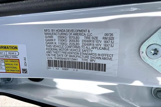 New 2026 Honda CR-V Hybrid TrailSport 4D Sport Utility