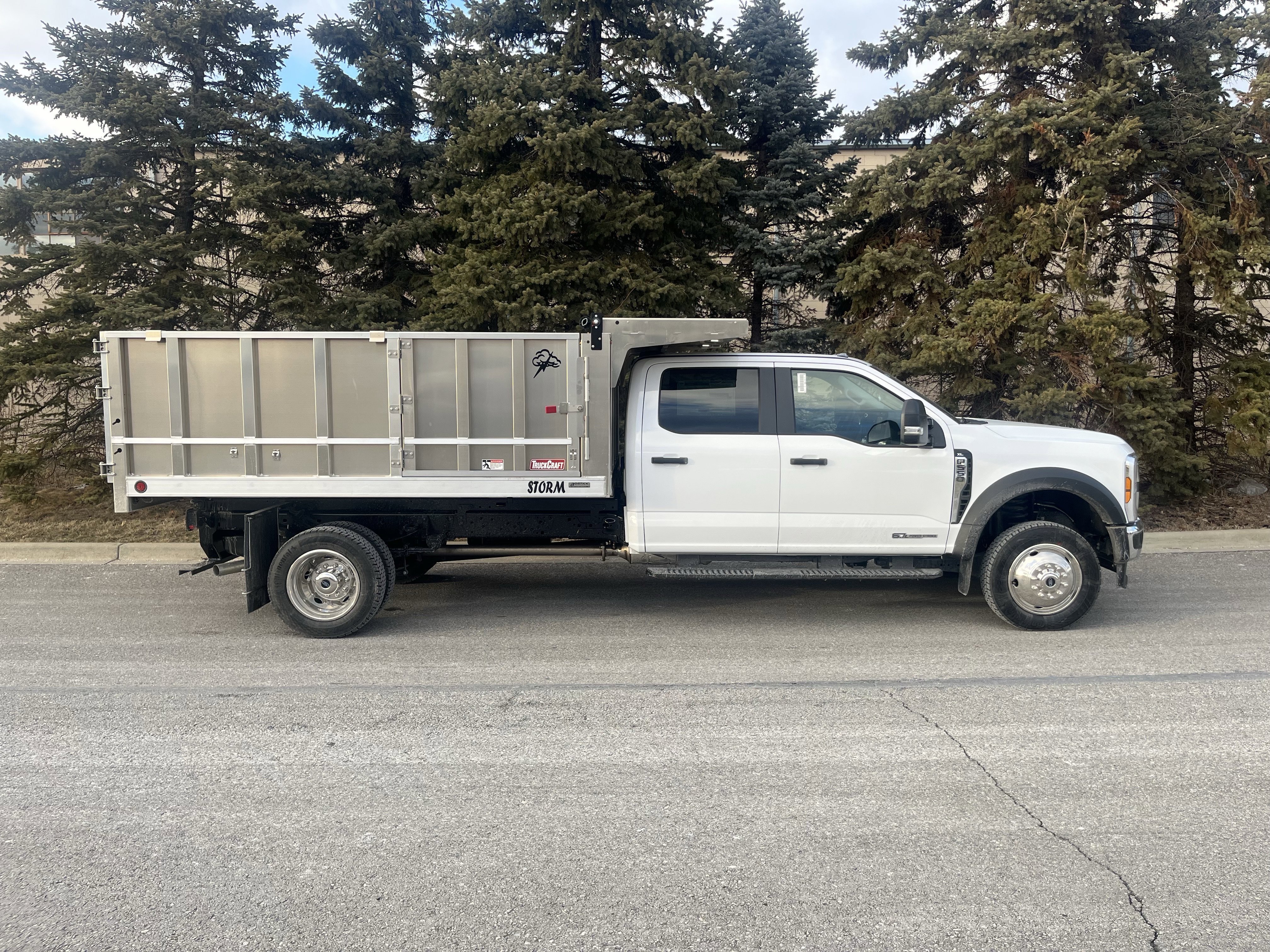 New 2026 Oxford White Ford DUMP BODY image 2