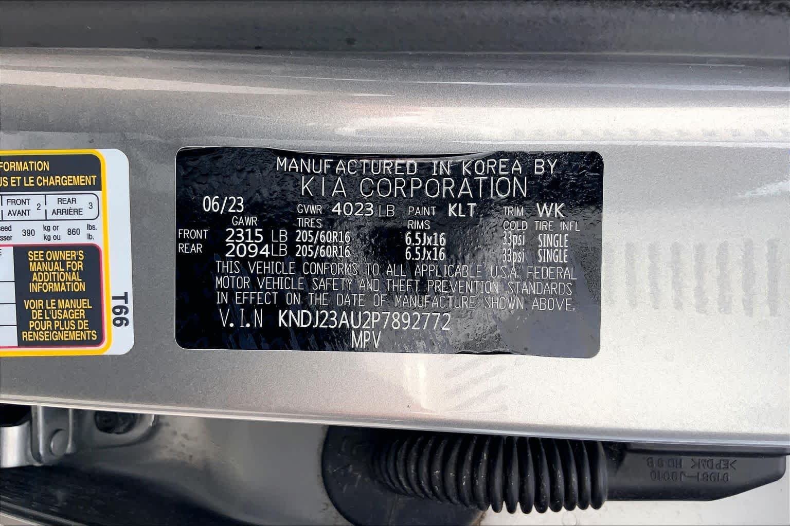 Used 2023 Steel Gray Kia LX image 36