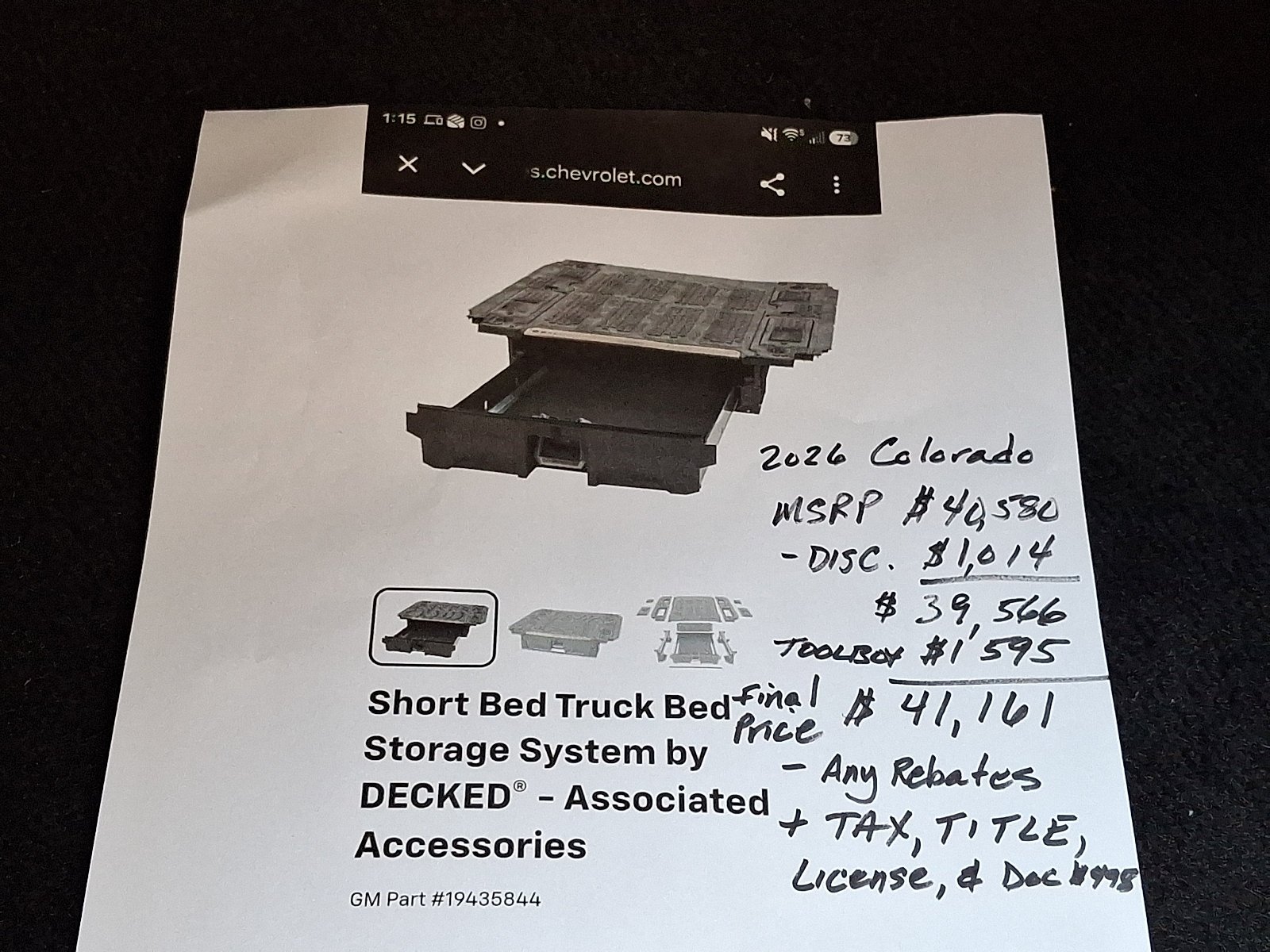 New 2026 Black Chevrolet WT image 11