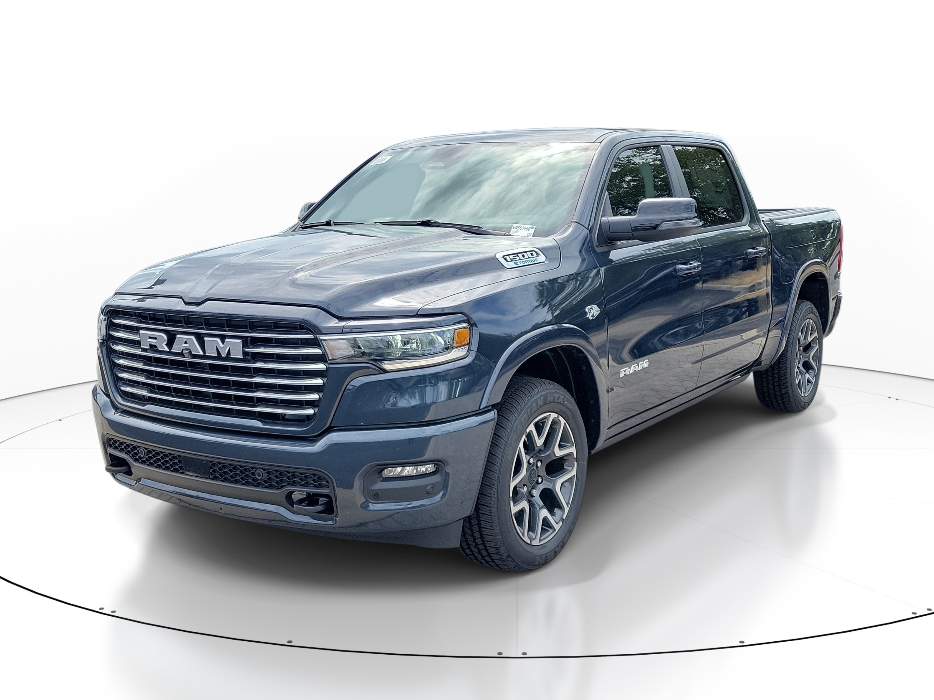 New 2027 Forged Blue Metallic Exterior Paint RAM Laramie image 3