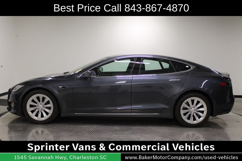 Used 2017 Gray Tesla 60D image 3