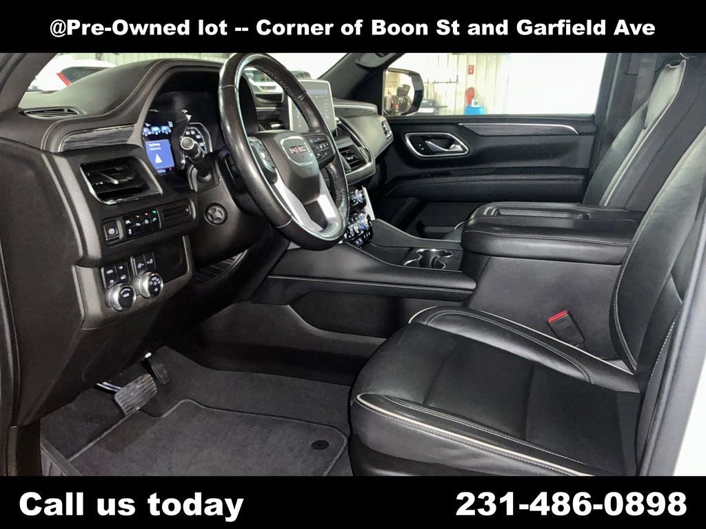 Used 2021 WHITE FROST TRICOAT GMC SLT image 14