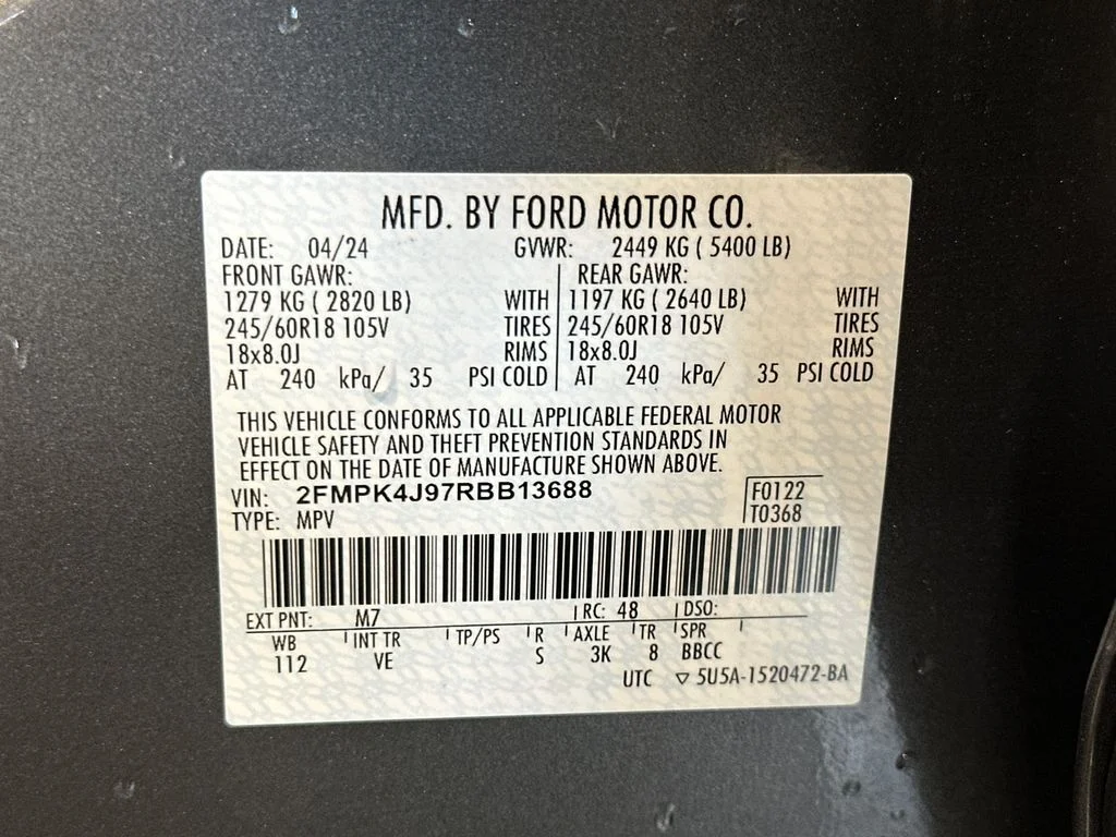 Used 2024 Gray Ford SEL image 23