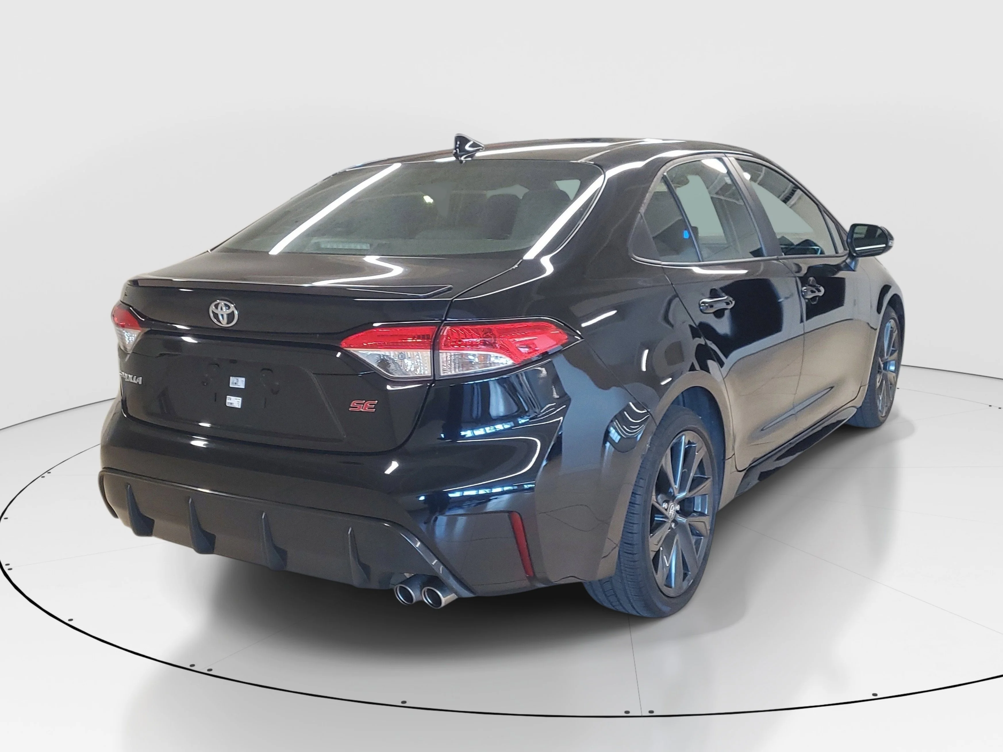 Used 2023 Midnight Black Metallic Toyota SE image 7
