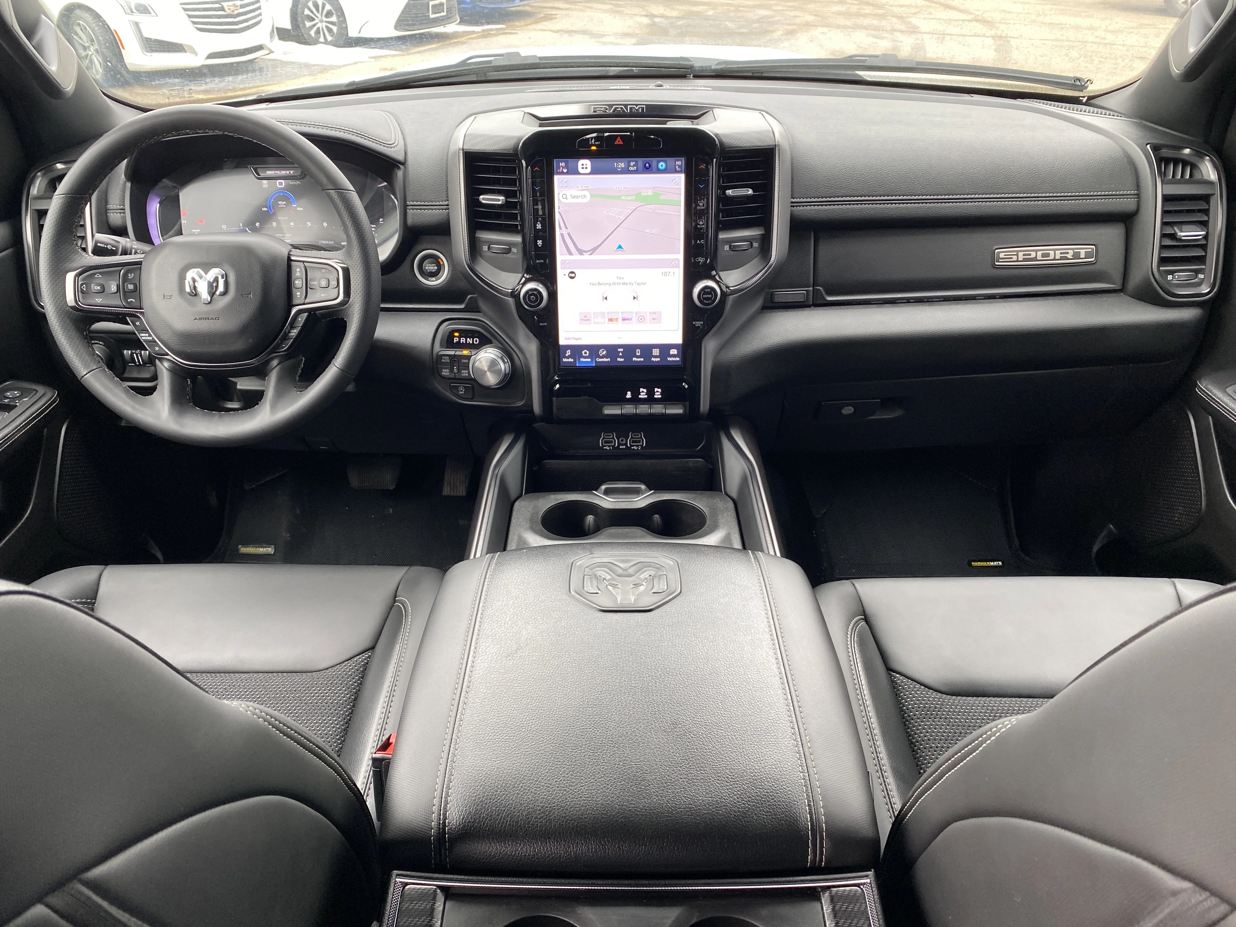 Certified Used 2025 White Ram Sport * 360 CAMERA * RADAR CRUISE * NAVIGATION * image 9