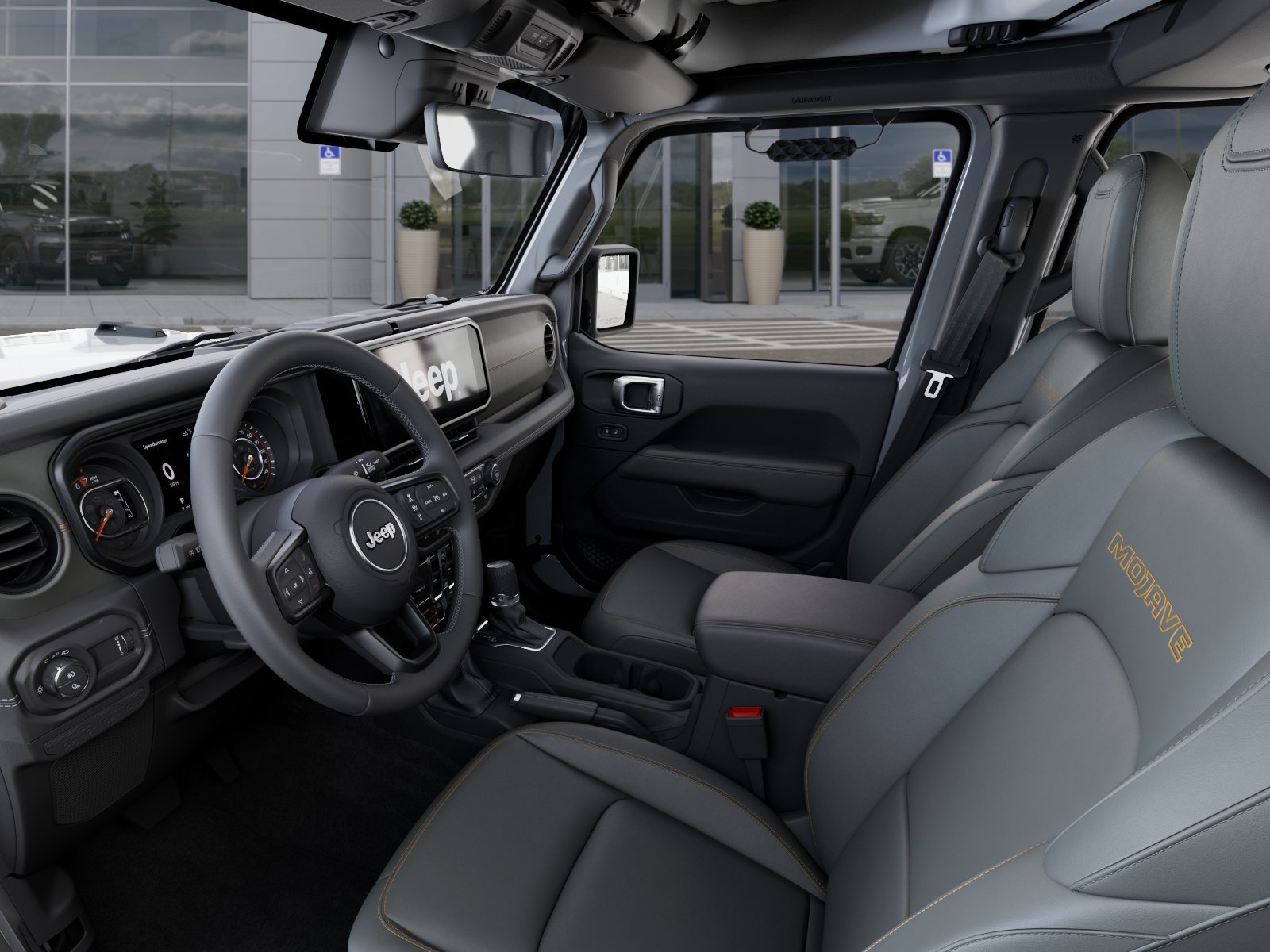 New 2026 Bright White Clear-Coat Exterior Paint Jeep Mojave X image 48